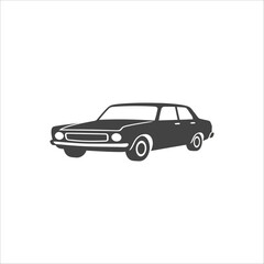 Fototapeta premium A red sports car isolated on a white background showing a fast stylish luxury vehicle design