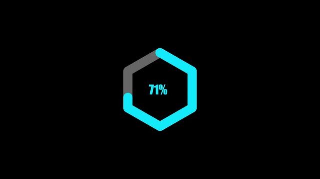 Science Futuristic Loading Circle Ring 4k video