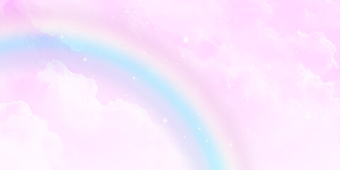 Naklejka premium Airy Pink Sky Background for Design Use