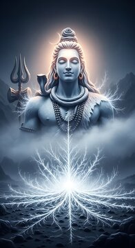 Shiva Hindu God Spirituality Energy.
