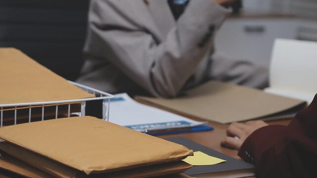 Law theme, mallet of the judge, law enforcement officers, evidence-based cases and documents taken into account.