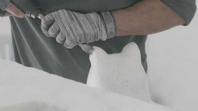 Sculpting Marble Detail Using Traditional Craft Techniques