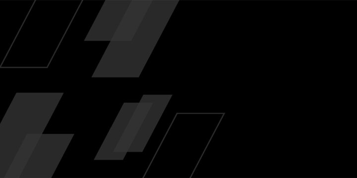 Minimalist futuristic wallpaper with diagonal gray shapes on a deep black surface.