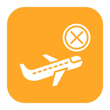 Cancelled Flight Icon