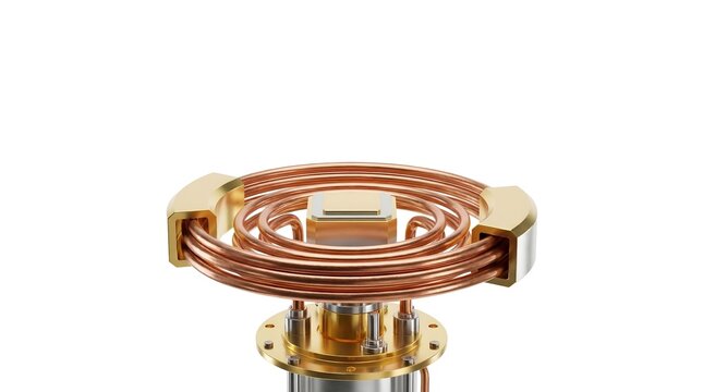 3D quantum processor housing unit in dilution refrigerator