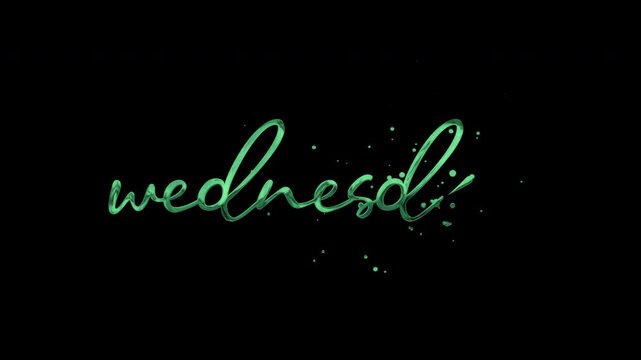 Elegant green script logo design with artistic flair