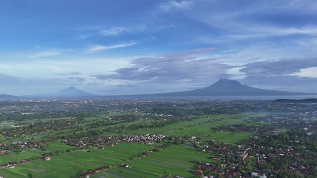Natural Horizon View Featuring Mount Merapi