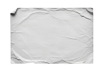 Fototapeta premium A grayscale image of a white surface with cracks isolated on transparent background