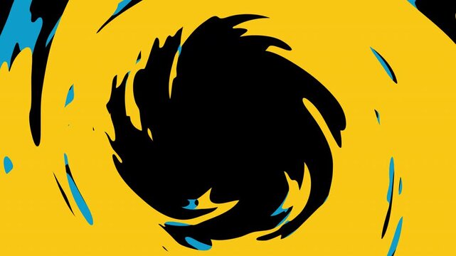 Liquid Transition Animation Flash FX Comic Motion Elements with Alpha channel