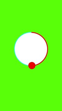 animation tik tok Follow with white screen or transparent background Social media lower third, banner template. Click or press like and follow button with alpha channel. 4k video