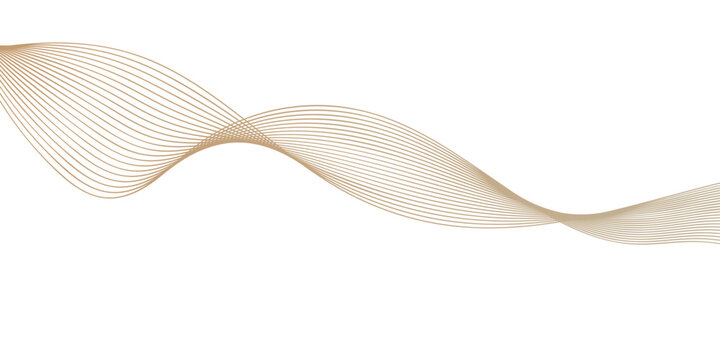 abstract flowing lines in a wave formation, symbolizing movement and elegance, creating a minimalist and modern design element.