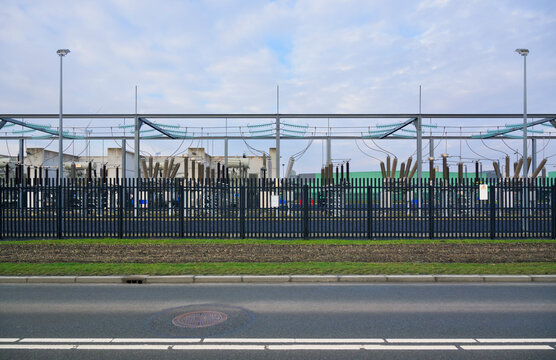 High voltage transformer and data center in Middelmeer the Netherlands