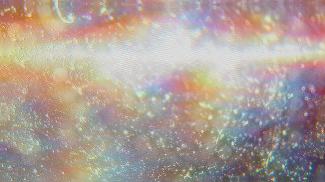 Glowing light grunge overlay with prism effect for cinematic texture background