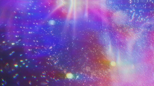 Glowing light grunge overlay with prism effect for cinematic texture background