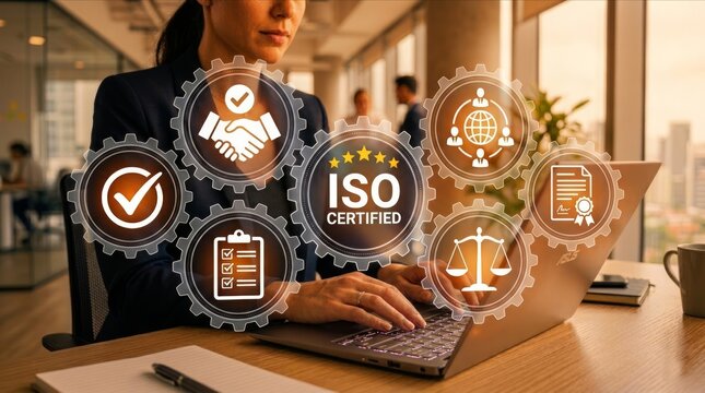 Business Certification and Standards with ISO Quality Management Interface