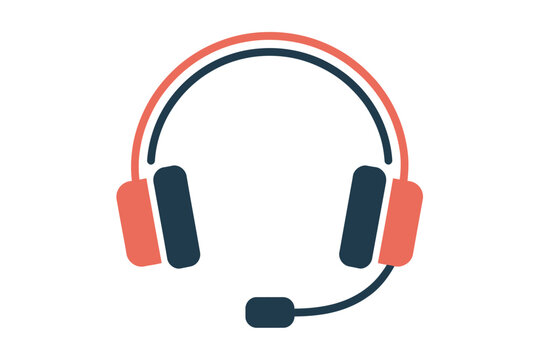 Customer Support Headset Service Icon