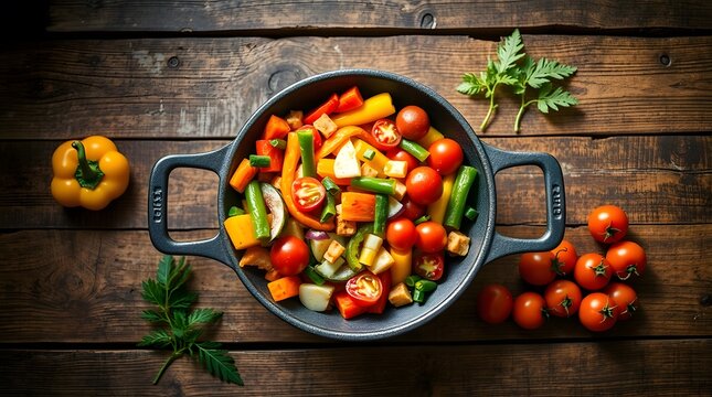 Fresh vegetable salad with tomatoes, cucumbers, corn, peas and beans in white bowl isolated on white background

