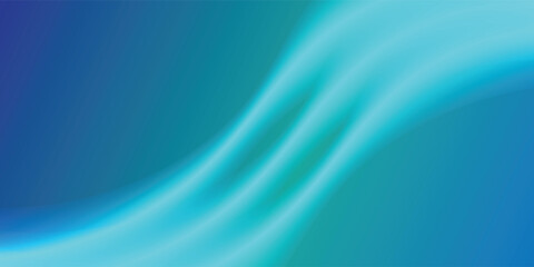 Fototapeta premium Abstract Blue Gradient Wave Background with Glowing Light Curve