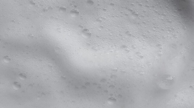 Abstract white soap foam bubbles texture background