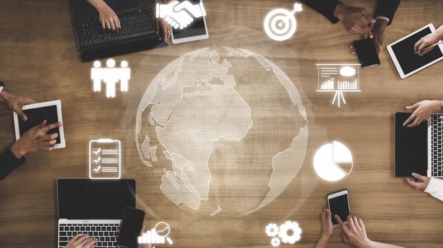 Global marketing and finance strategy, worldwide business expansion, international finance planning, cross-border marketing, and digital marketing tools for global business success. Muxer