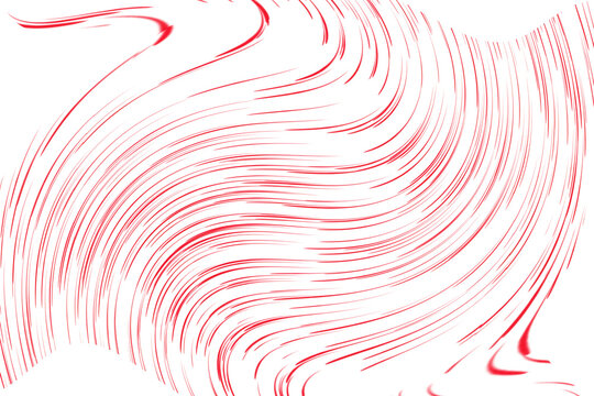 L&iacute;neas rojas licuadas con fondo transparente