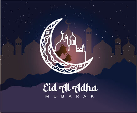 Blessed Eid Al Adha Mubarak Celebration
