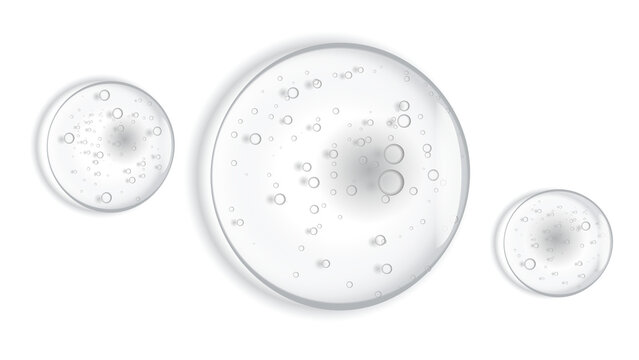 Close-up of transparent bubbles