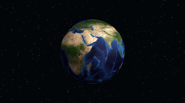 Animated Earth Zooming into Kilkenny Ireland with Geographic Data Overlay