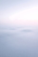 Fototapeta premium Seamless Fog Horizon Background with Soft Pastel Minimal Landscape and Dreamy Fade