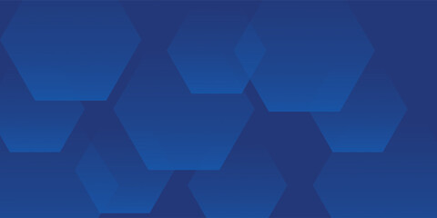 Fototapeta premium Modern abstract blue background with glowing geometric lines