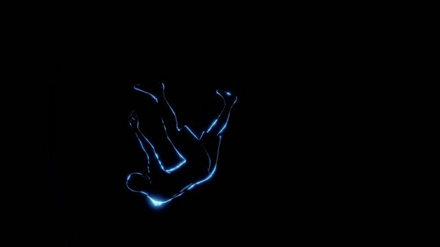 Football kicks 3D render simulation with vfx sport soccer logo intro reveal background