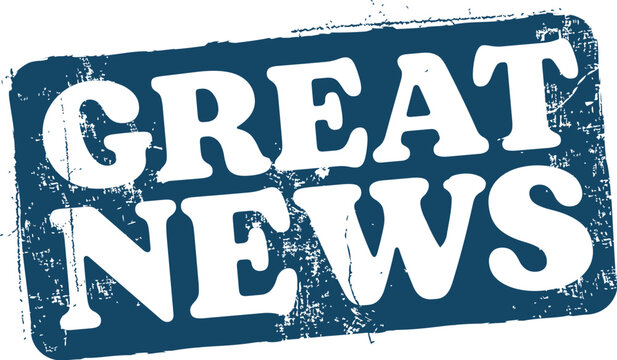 Great News Rubber Stamp