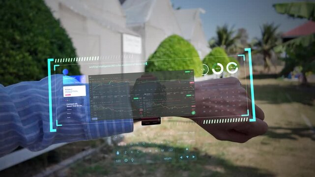 AI chatbot on a sleek smartwatch. Features a glowing digital interface, voice-to-text processing, and real-time AI responses.