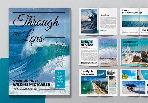Modern Photography Book Layout Design