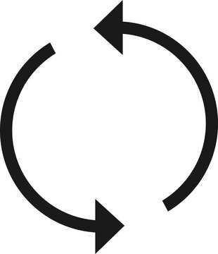 Circular Arrows Refresh Symbol