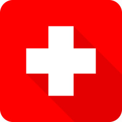 Obraz premium Swiss Flag Icon