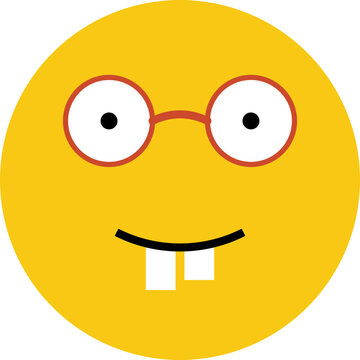 Funny Nerd Face Emoji