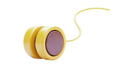 Fototapeta premium Yellow and Brown Yo-yo