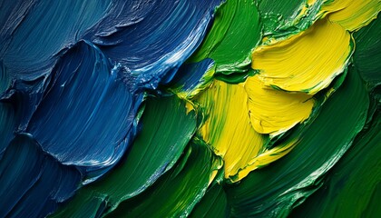 Vibrant Abstract Landscape with Colorful Swirls and Textures Creating Dynamic Artistic Expression