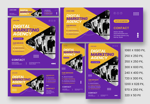 Marketing Agency Web Banner Design