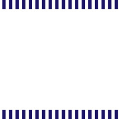 Obraz premium Navy vertical striped frame background with copy space, elegant border design