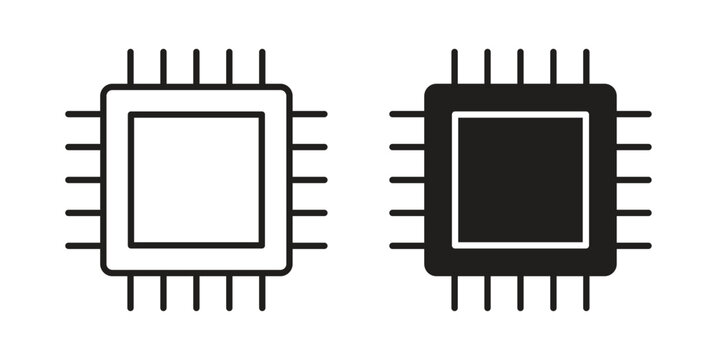 CPU icon for web and application. EPS10