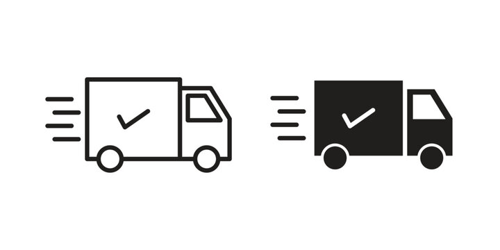 Delivery icon for web and application. EPS10