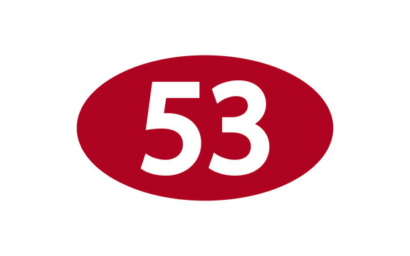 Professional 53 Number Logo Design Service