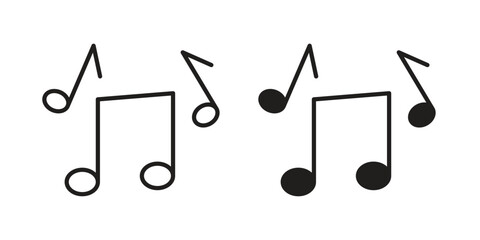 Music note icon for web and application. EPS10 © Franklin