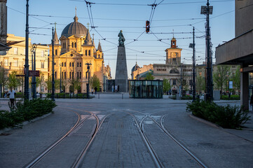 Plac Wolności, Łódź, Polska © Tomasz Warszewski