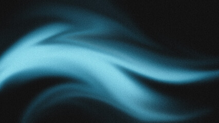 Abstract Grainy Gradient Background with Blue Waves and Cinematic Texture © Arthapicture