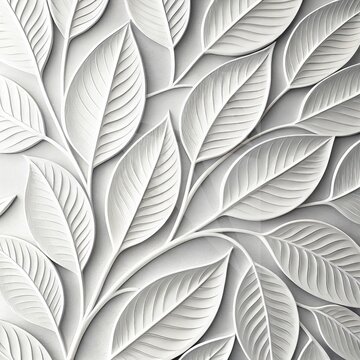seamless background with leaves