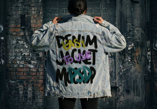 Denim Jacket Mockup