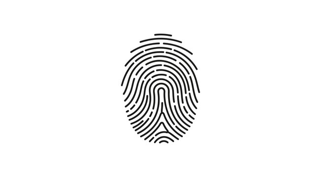 Fingerprint Identification Mark Pattern.